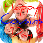 Happy National Cousins Day ikona
