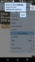 Free VPN Flash Browser Player imagem de tela 2