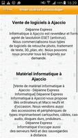 برنامه‌نما Dépanne Express Informatique عکس از صفحه