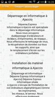 برنامه‌نما Dépanne Express Informatique عکس از صفحه