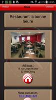 Restaurant la bonne heure تصوير الشاشة 1