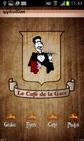 Le Cafe de la gare ST Leu plakat