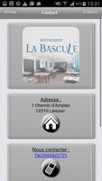 Restaurant La Bascule capture d'écran 2