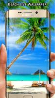 Tropical Backgrounds HD Beach Live Wallpaper Free ภาพหน้าจอ 1