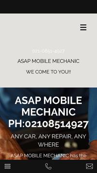 asap mobile mechanic poster