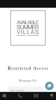 Available Summer Villas LA Plakat