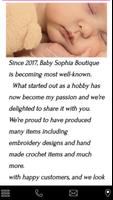 Baby Sophia Boutique Cartaz