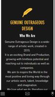 Genuine Outrageous Design plakat