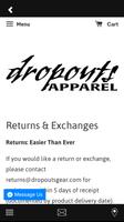 Dropouts Apparel screenshot 2