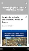 Dubai Jobs Guide الملصق