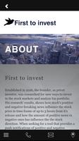 برنامه‌نما First to invest عکس از صفحه