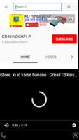 Poster KD HINDI HELP YOUTUBE