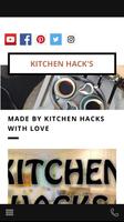 Poster kitchen hack's