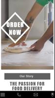 Hot Food Delivery Affiche