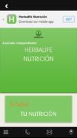 Herbalife Nutricion captura de pantalla 1