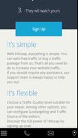 Hitleap Get free website traff تصوير الشاشة 1