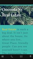 Oneonta NY Real Estate poster