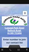 Poster Lomond Park Hotel