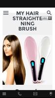 My Hair Straightening Brush Affiche