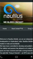 Nautilus cricket-poster