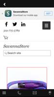 Savanna Store captura de pantalla 1