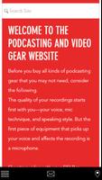 Podcast and Video Gear Affiche