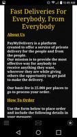 PayMyDelivery اسکرین شاٹ 1