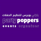 Party Poppers Events Organizer Zeichen
