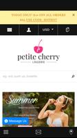 Petite Cherry Lingerie Affiche