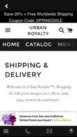 Urban Royalty Clothing captura de pantalla 2