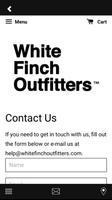 3 Schermata White Finch Outfitters