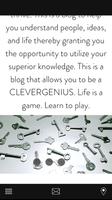 THECLEVERGENIUS ภาพหน้าจอ 1