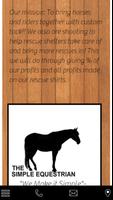 The Simple Equestrian Plakat