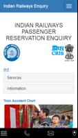Train enquiry poster