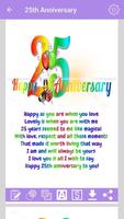 Anniversary Wishes syot layar 3