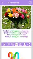 Anniversary Wishes syot layar 2