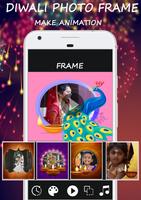 Animated Diwali 2017 Video Maker Pro -Video On Pic imagem de tela 1