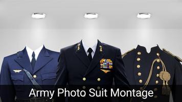 Army Photo Suit Montage ポスター