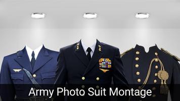 Army Photo Suit Montage Affiche