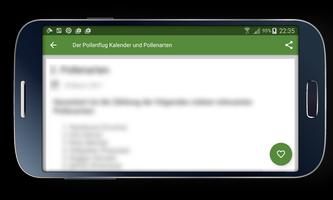 1 Schermata Der Pollen-Flug Kalender