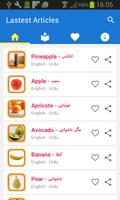 Фрукты английском языке урду скриншот 2