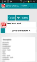 Swear words in English اسکرین شاٹ 3