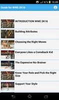 Guide for WWE 2K16 GamePlay screenshot 3