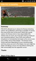 Guide PES 2016 GamePlay capture d'écran 3