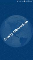 Country Abbreviations Affiche