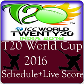 T20 World Cup 2016 Fixtures icon