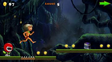 Jungle Kid Run - free captura de pantalla 2