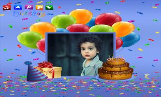 Birthday Photo Frames captura de pantalla 2