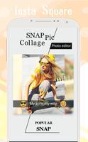 Square Size & Collage Maker & Photo Editor Plakat