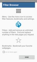 Filter Browser تصوير الشاشة 1